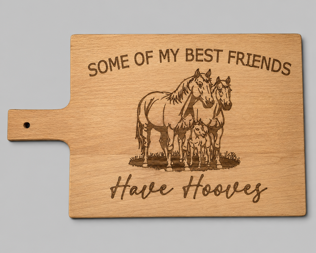 Horses Assorted Design Serving Boards