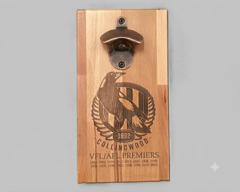 Collingwood Engraved Bottle Opener