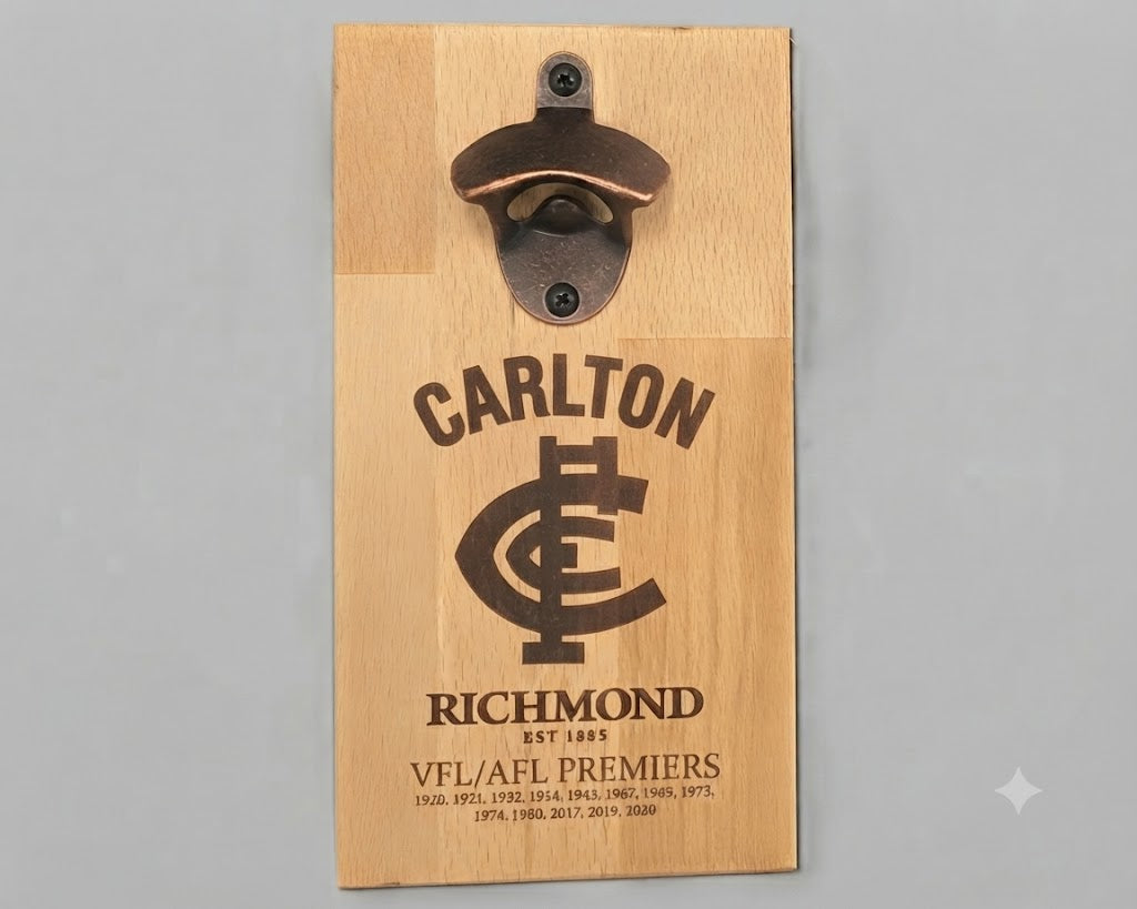 Carlton Engraved Bottle Opener