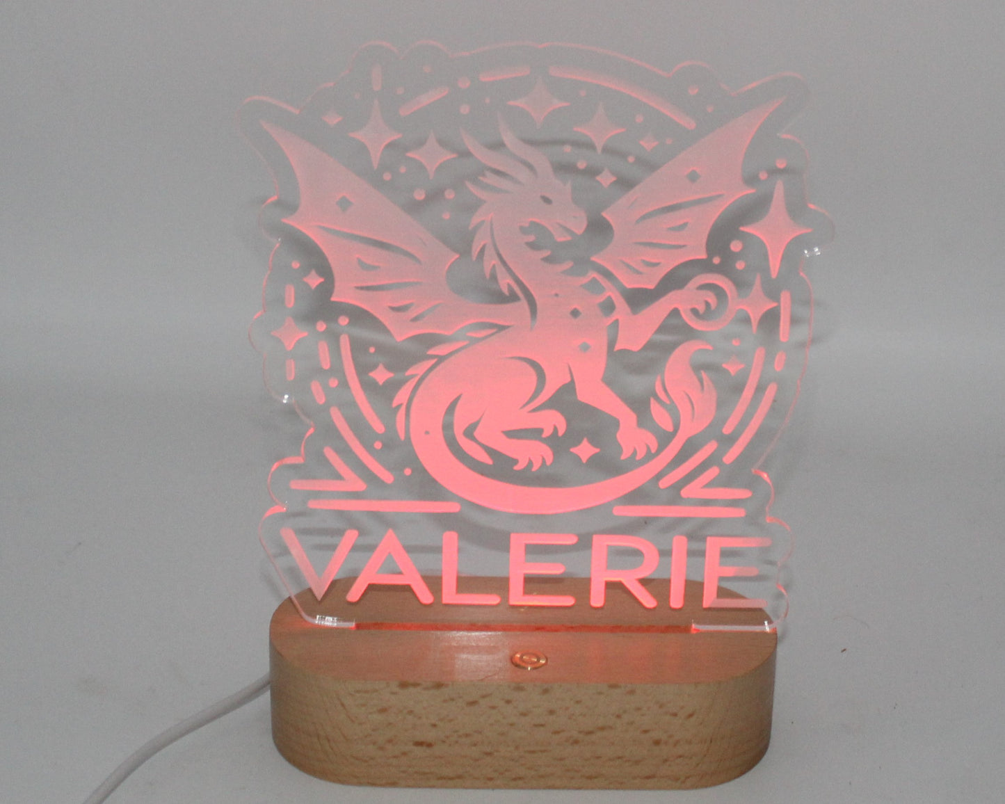 Dragon Night Light Personalized