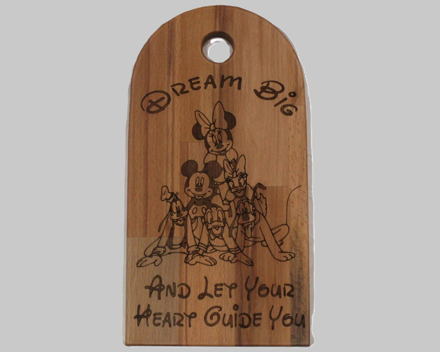 Arch Shaped Dream Big Serving Board