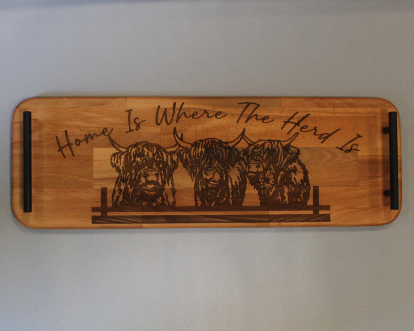 Cow Serving Tray - Highland Cows