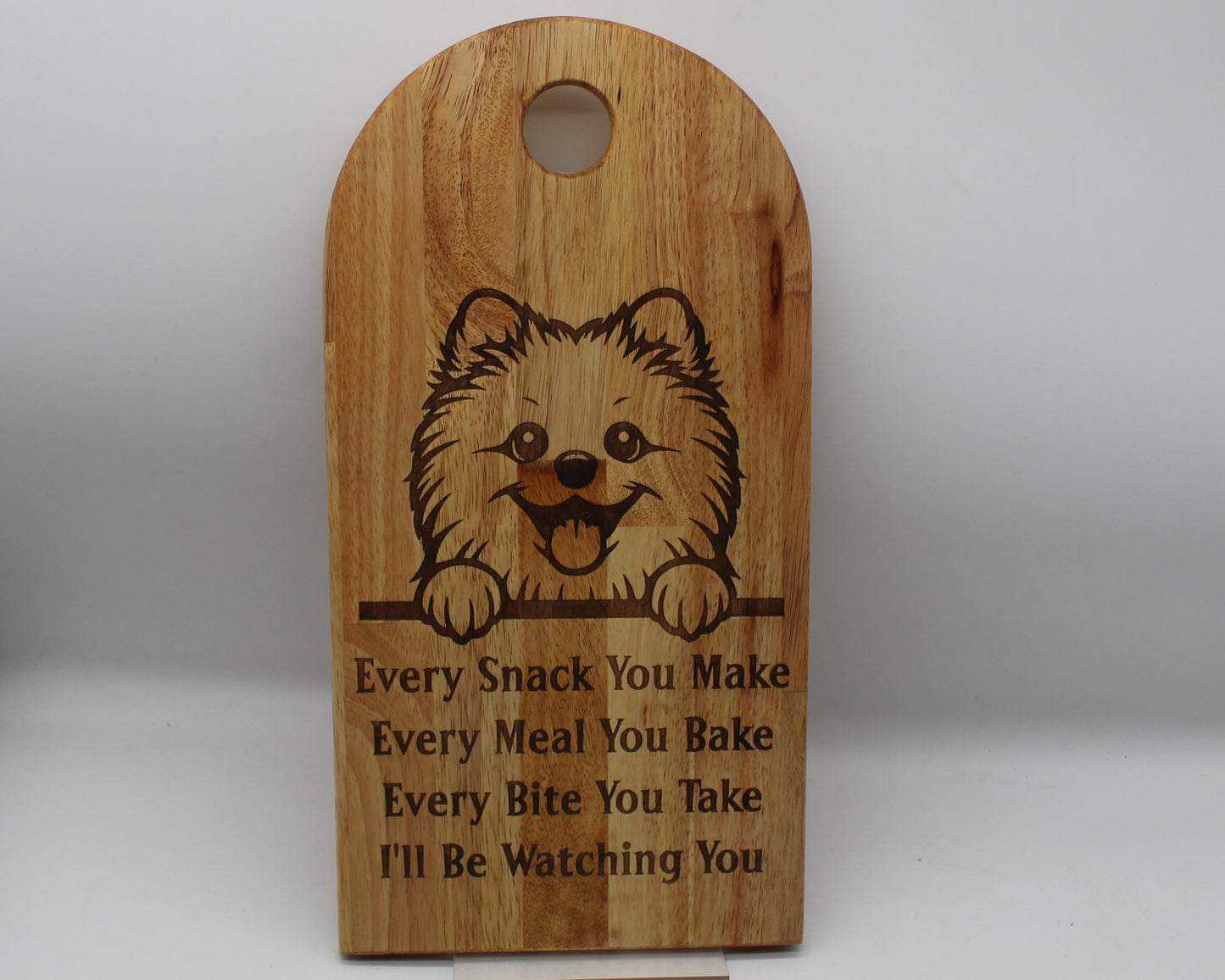 Arch Shaped Every Snack Serving Board - Pomeranian