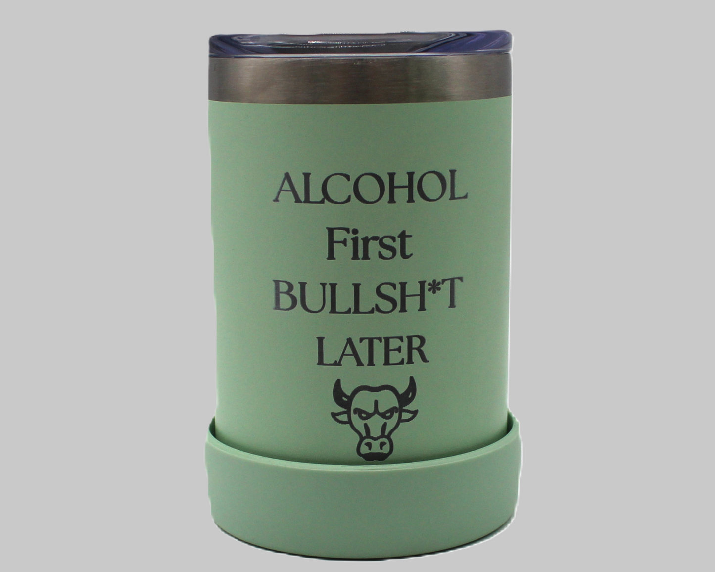 3-in-1 Stubby & Drink Holder - Alcohol First Bull Later