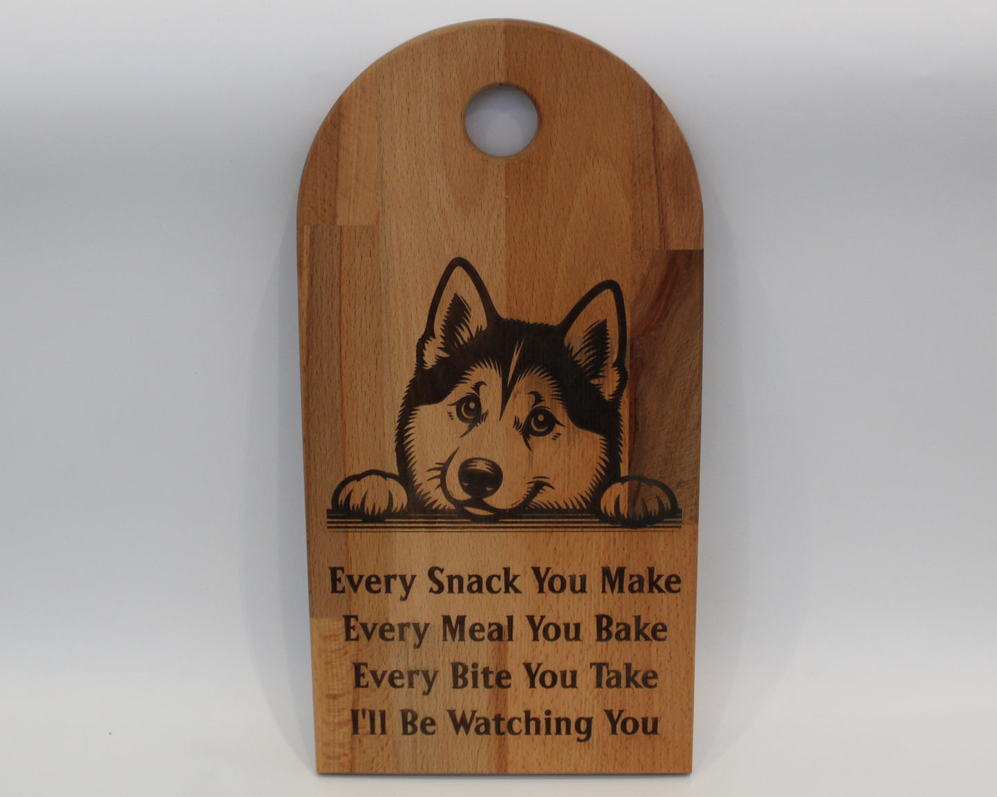 Arch Shaped Every Snack Serving Board - Husky (Beech)