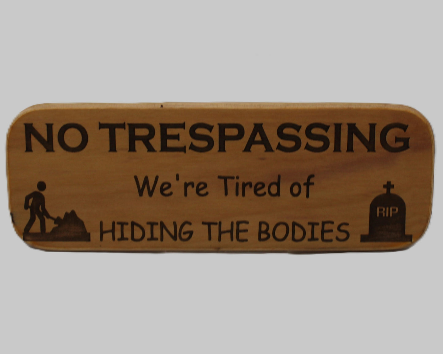 House Sign - No Trespassing