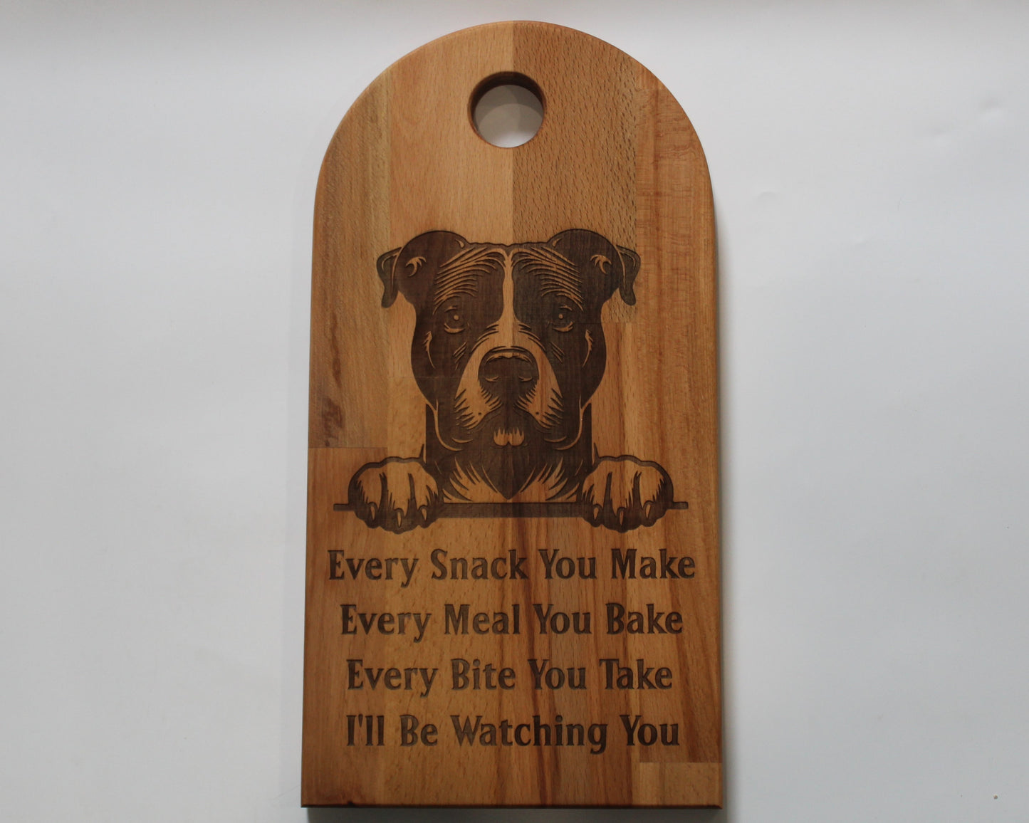 Arch Shaped Every Snack Serving Board - Pitbull