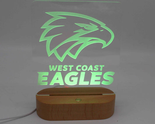 Sport Team Night Display Light Assorted Designs West Coast - Haisley Design