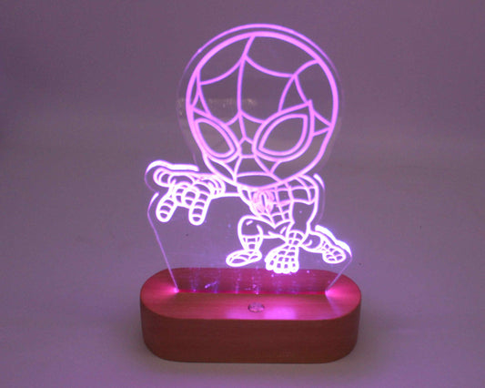 baby spiderman night light - Haisley Design