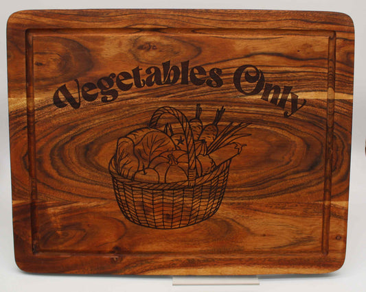 Vegetables only chopping board - haisley design