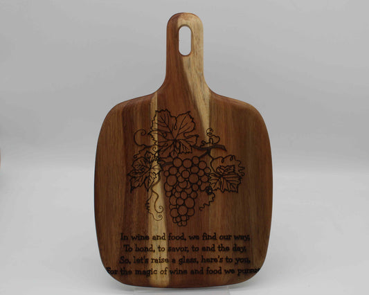 Wine chopping board - haisley design