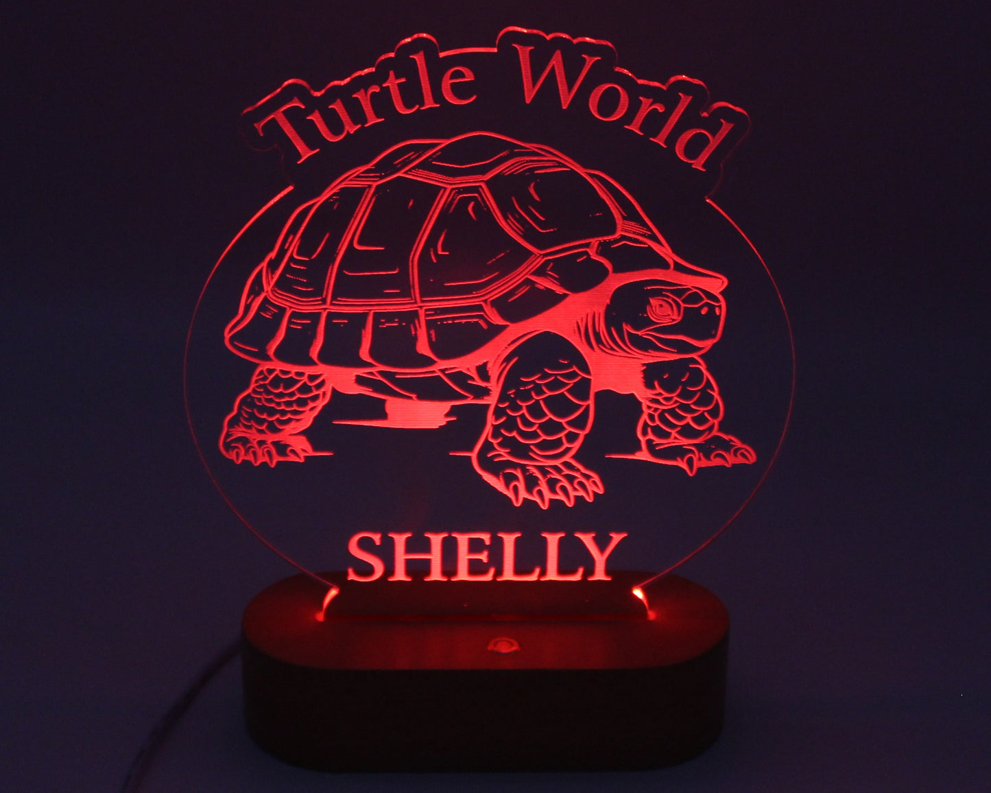Turtle Night Light Personalised