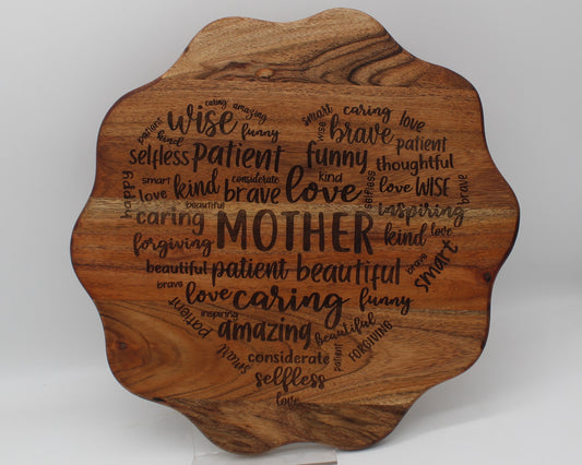 Wave Shaped - Mother Kitchen Chopping Board Design - Haisley Design