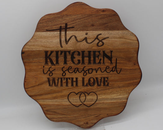 Wave Shaped - This Kitchen Chopping Board Design - Haisley Design