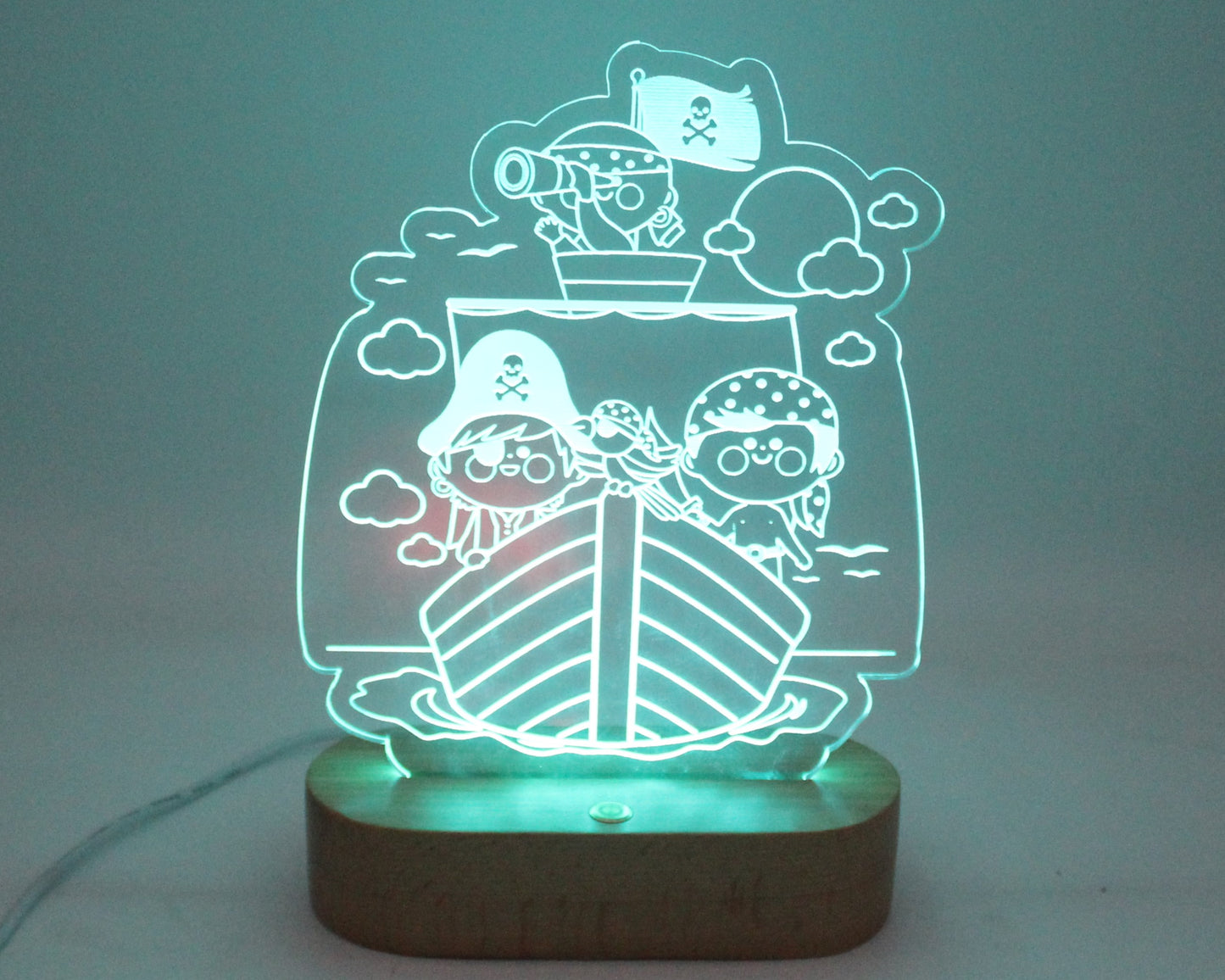 Pirate Ship Night Light