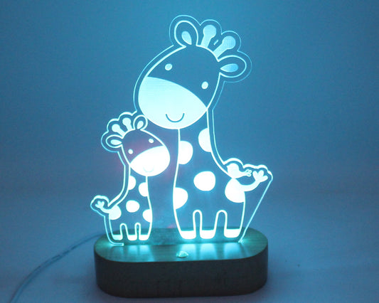 Giraffe Mother & Baby Night Light