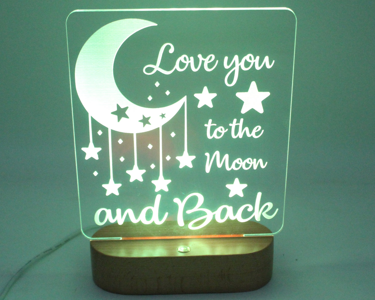 To The Moon And Back Night Light