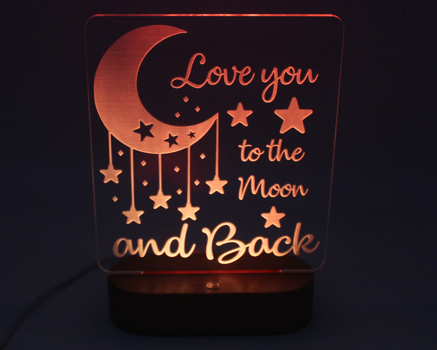 To The Moon And Back Night Light
