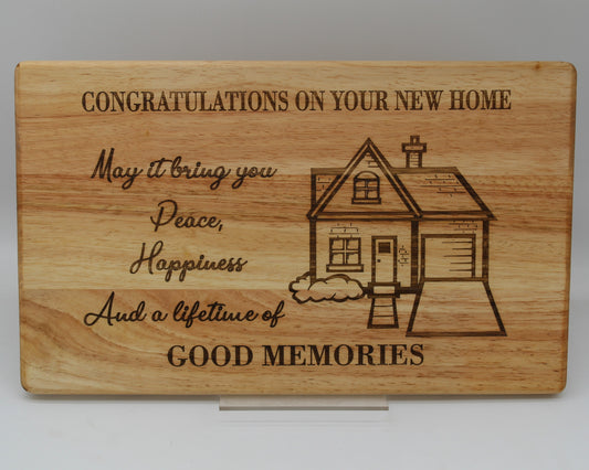 Home - Congratulation On Your New Home Chopping boards