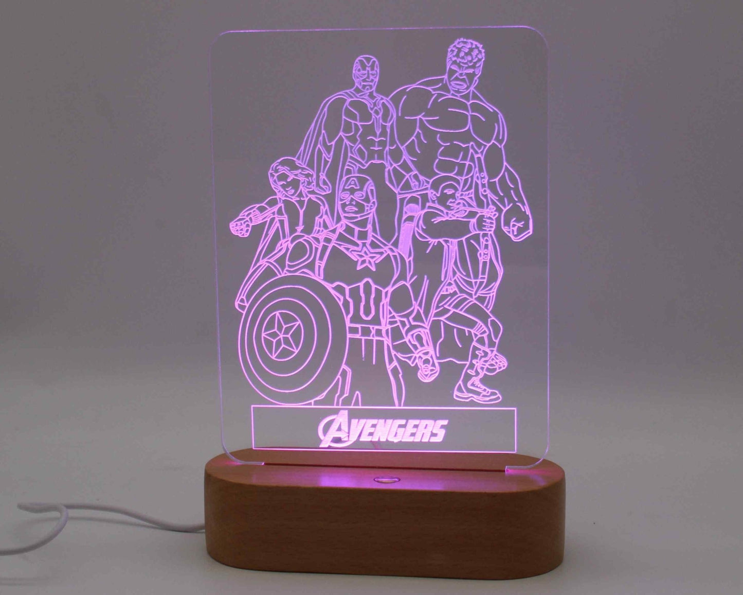 Avengers Night Light - Haisley Design