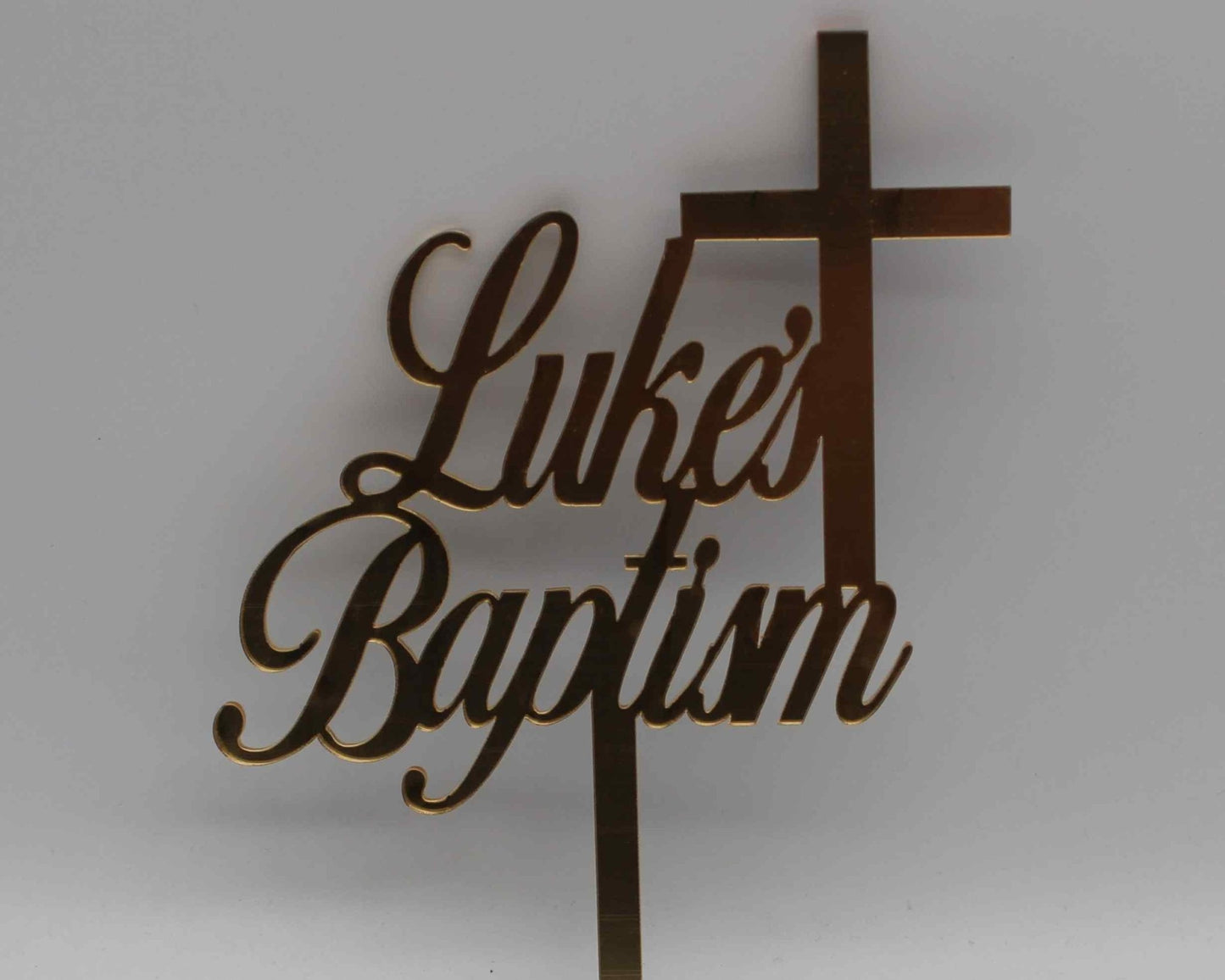 Baptism Cake Topper Personalised - Haisley Design
