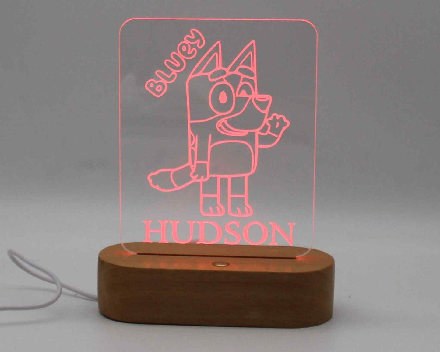 Bluey Night Light Personalised - Haisley Design