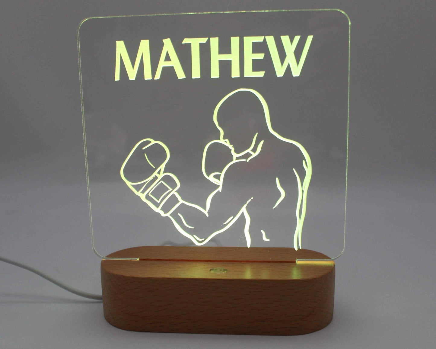 Boxing Night Light Personalised - Haisley Design