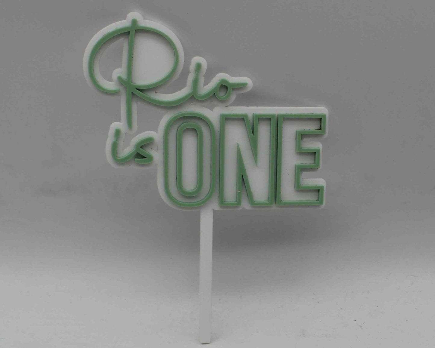 One Year Cake Topper - Haisley Design