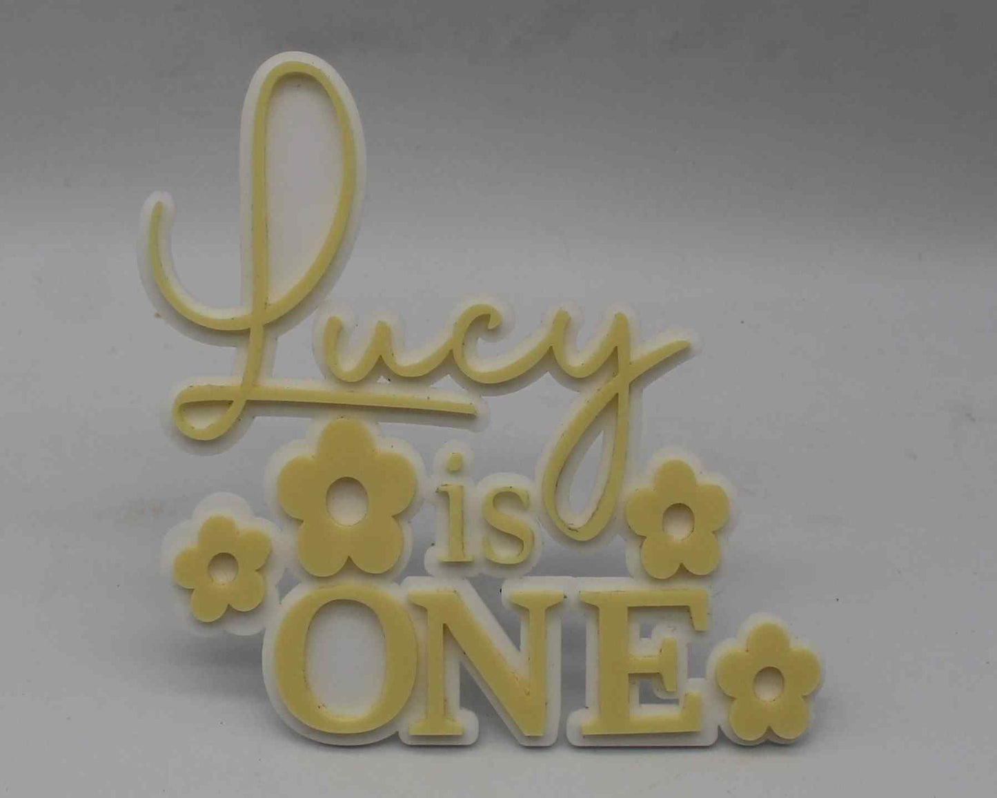 One Year Cake Topper - Haisley Design