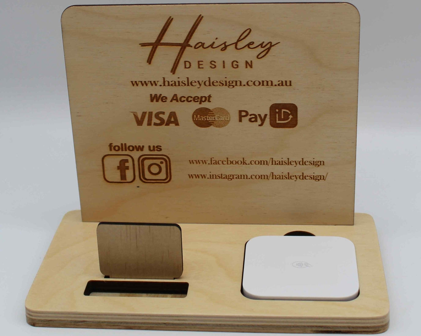 Square Card Reader Holder Personalised - Haisley Design