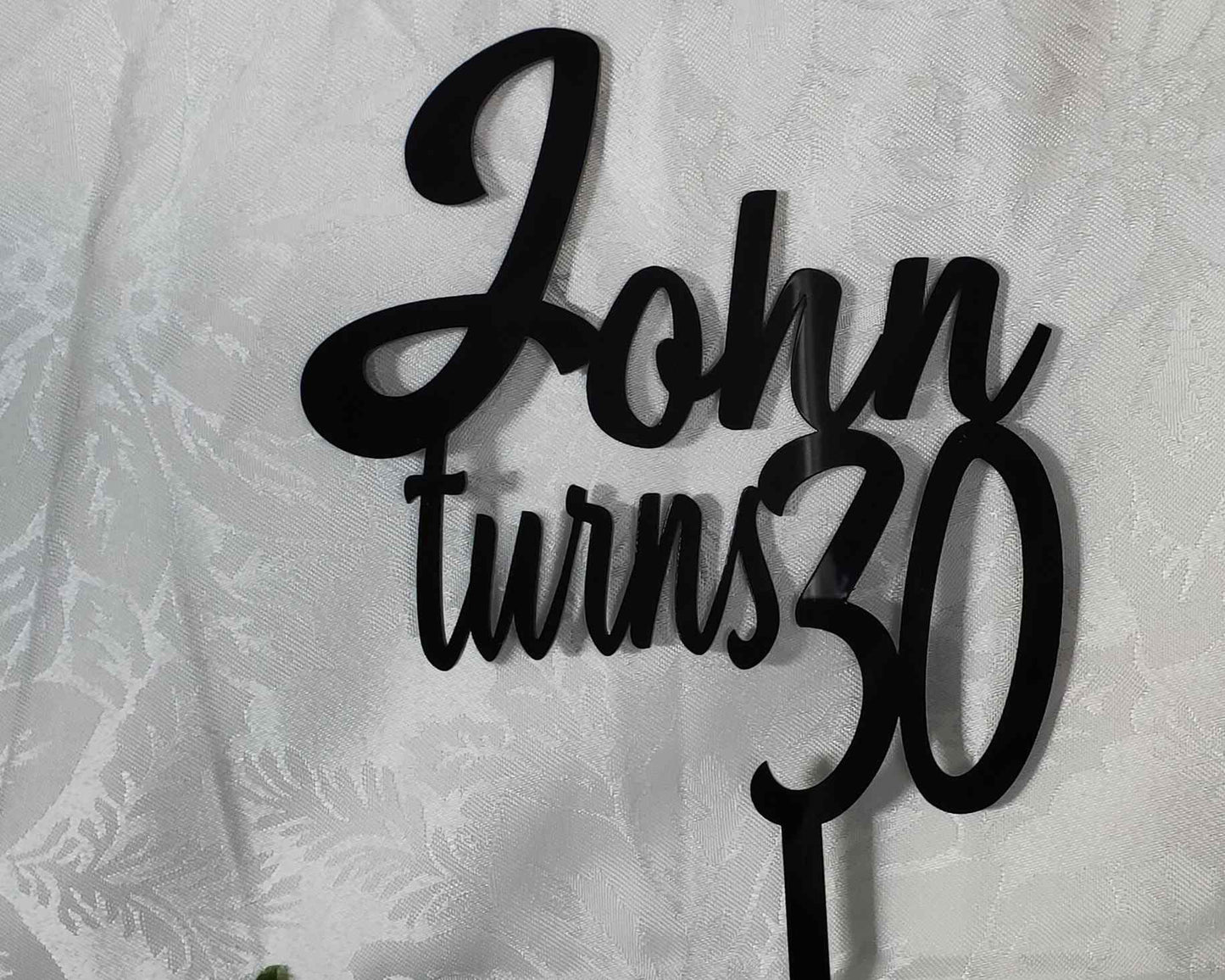 Turns 30, 40, etc Personalised - Haisley Design
