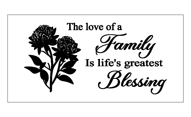 The Love Of A Family Serving Trays