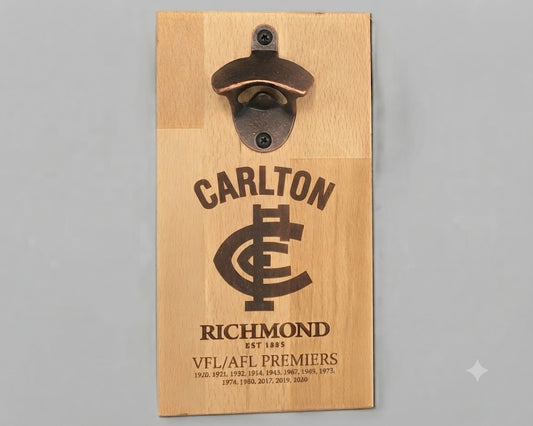 Carlton Engraved Bottle Opener