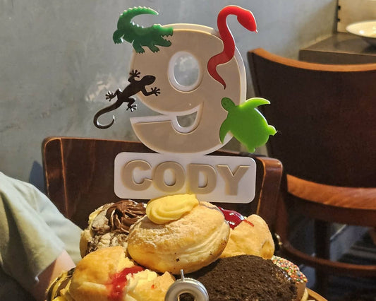 Reptile Cake Topper