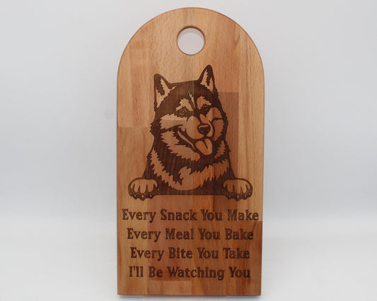 Arch Shaped Every Snack Serving Board - Husky