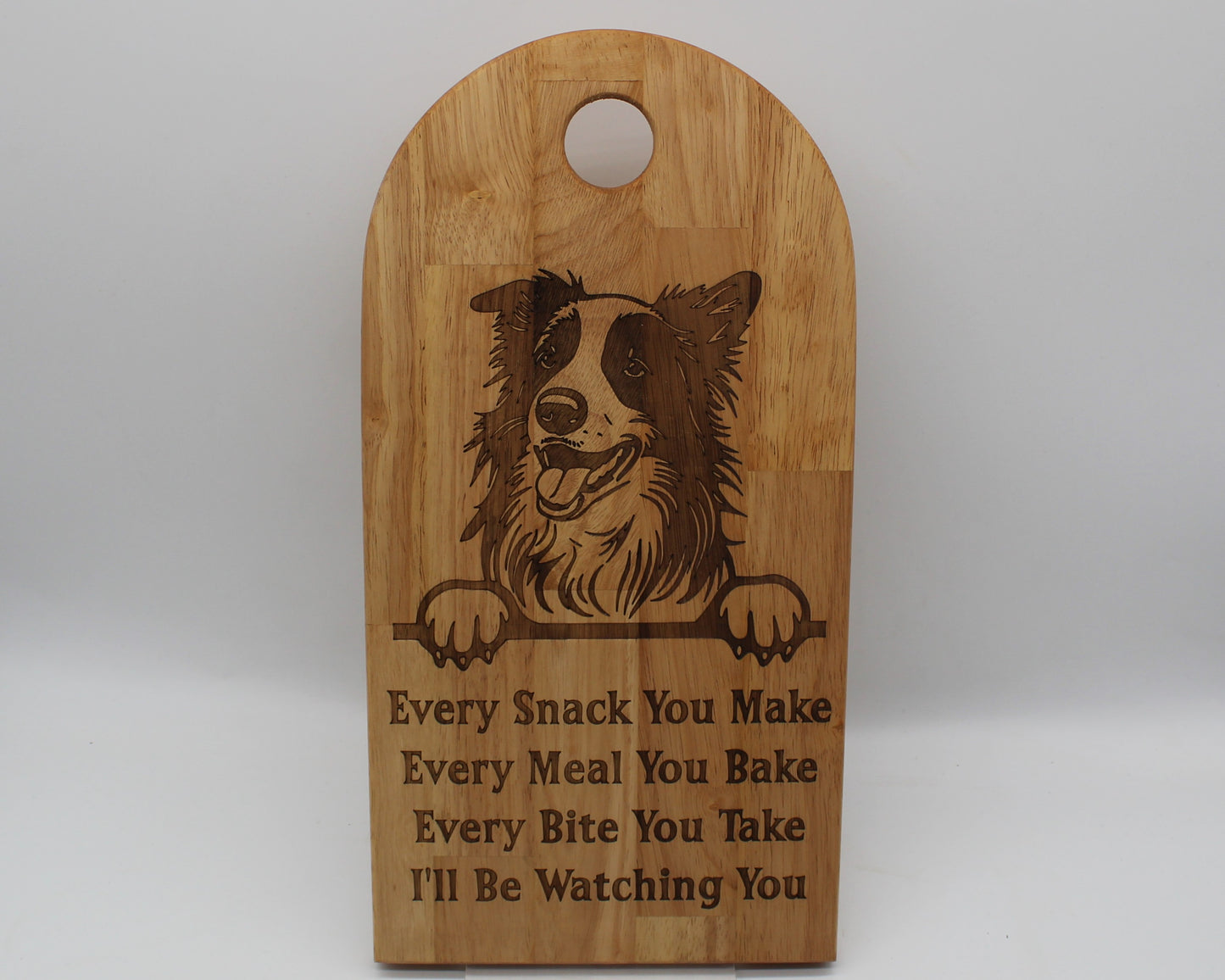 Arch Shaped Every Snack Serving Board - Collie