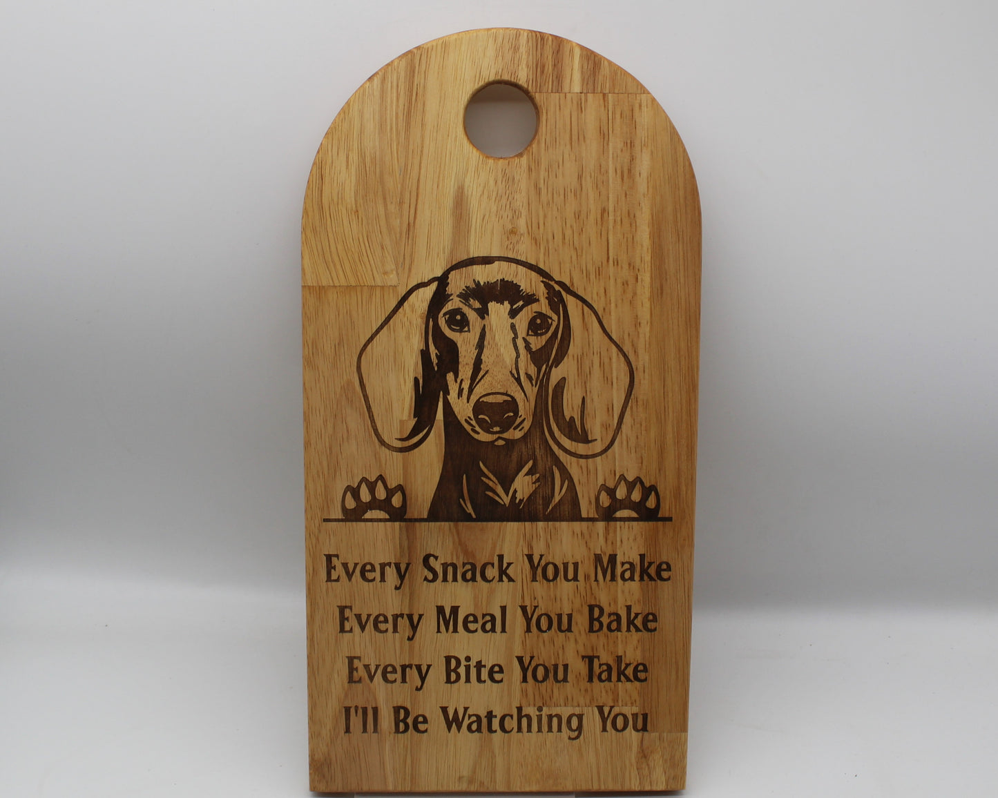 Arch Shaped Every Snack Serving Board - Dachshund