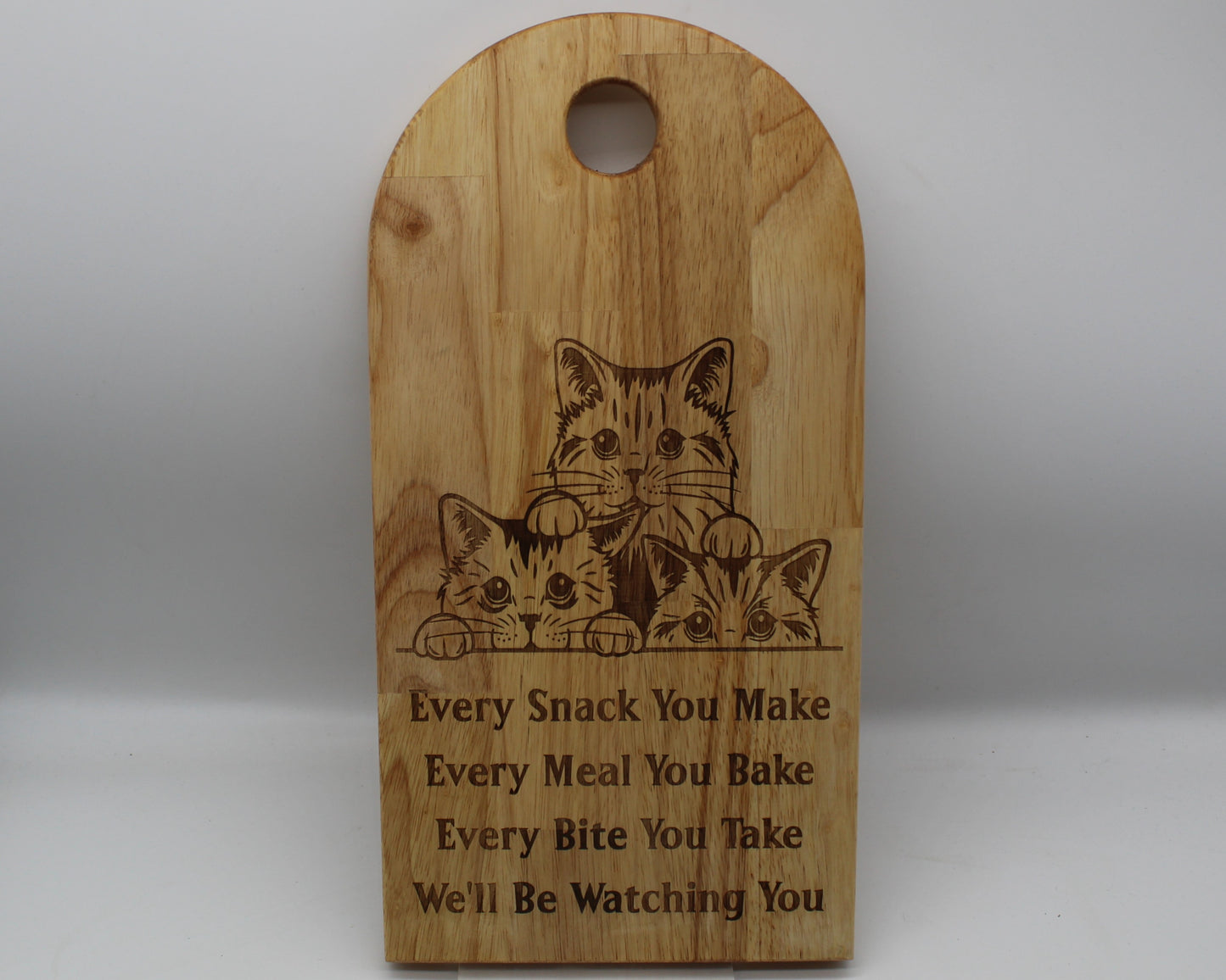 Arch Shaped Every Snack Serving Board - Cats