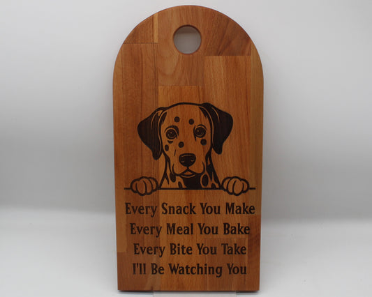 Arch Shaped Every Snack Serving Board - Dalmatian