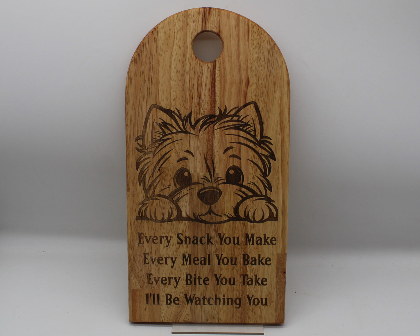 Arch Shaped Every Snack Serving Board - Westie