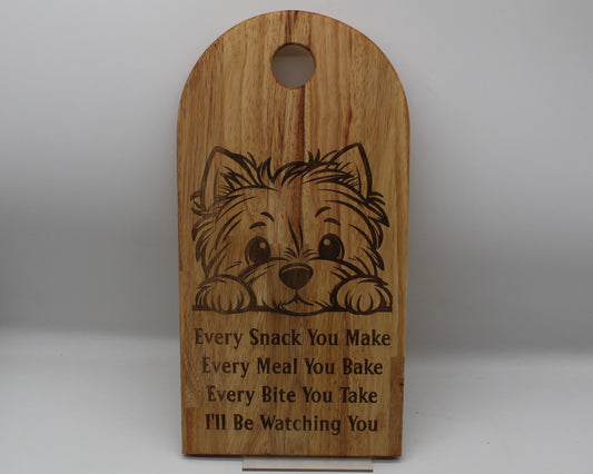 Arch Shaped Every Snack Serving Board - Westie