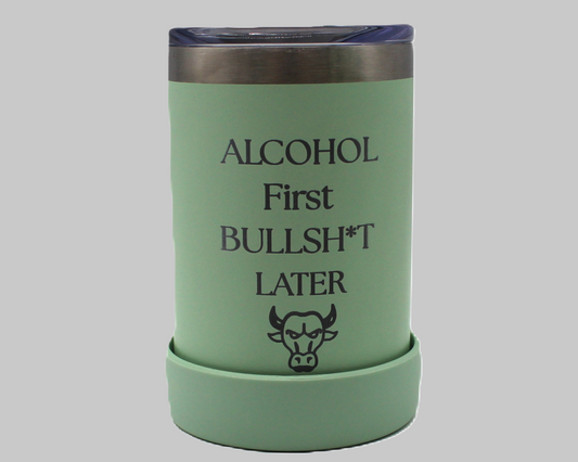 3-in-1 Stubby & Drink Holder - Alcohol First Bull Later