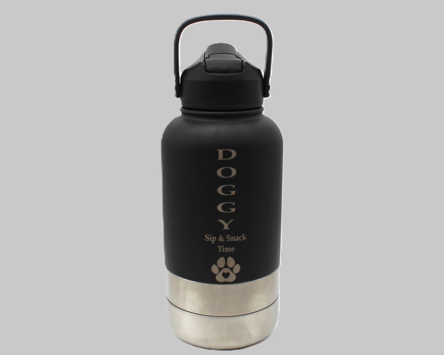 Dog Water Bottle Sip & Snack Time