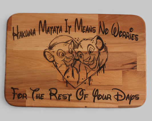 Movies, TV Serving Boards- Assorted Designs