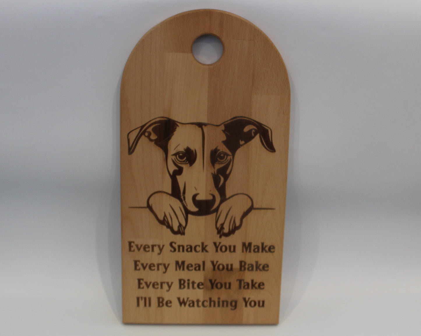 Arch Shaped Every Snack Serving Board - Greyhound (Beech)