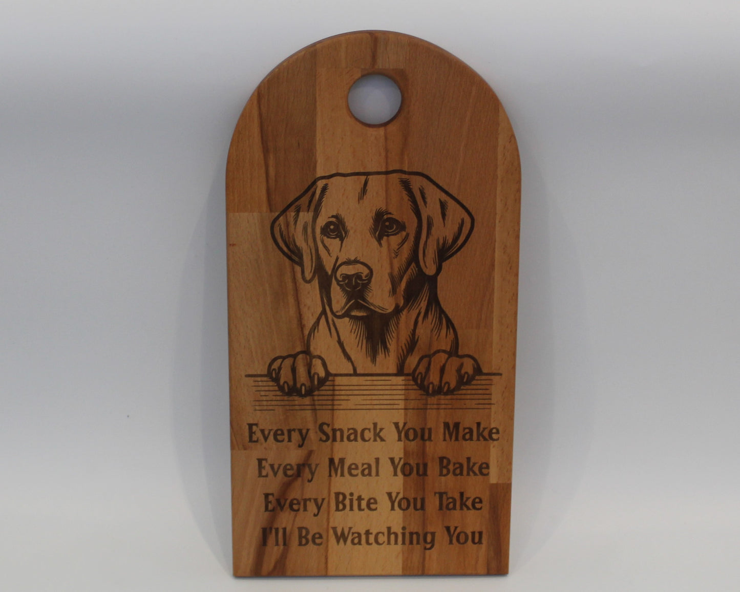 Arch Shaped Every Snack Serving Board - Labrador (Beech)