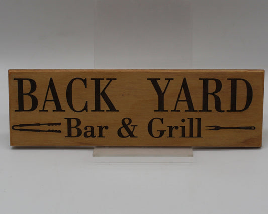 House Sign - Bar Assorted Designs