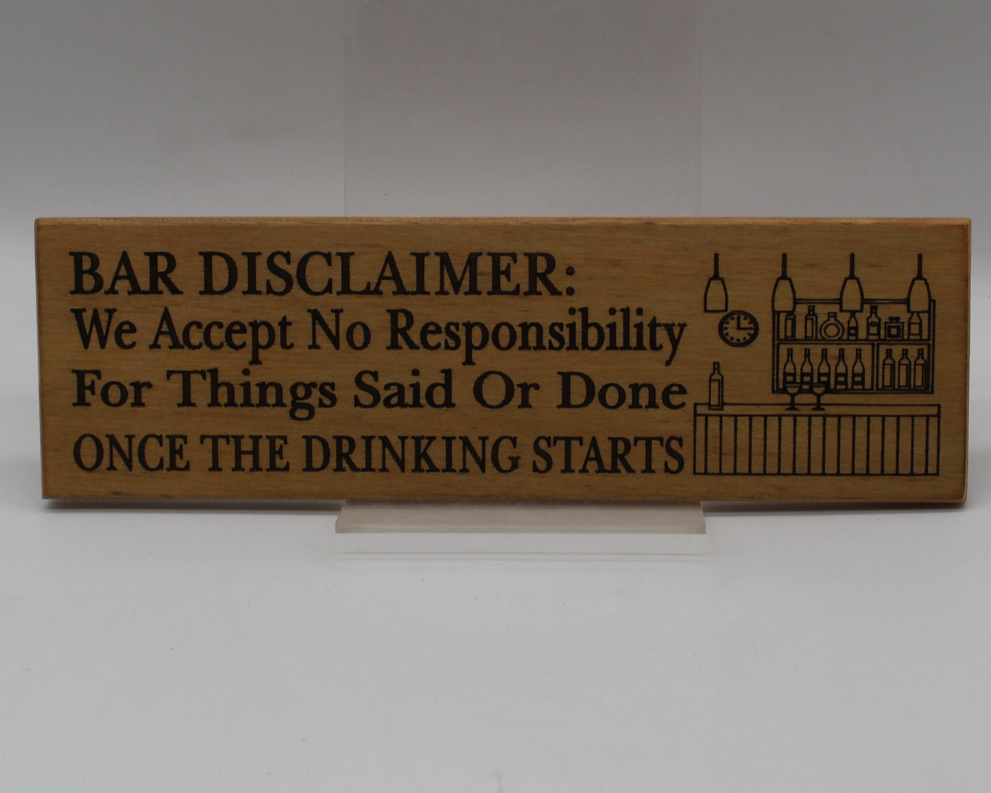 House Sign - Bar Assorted Designs