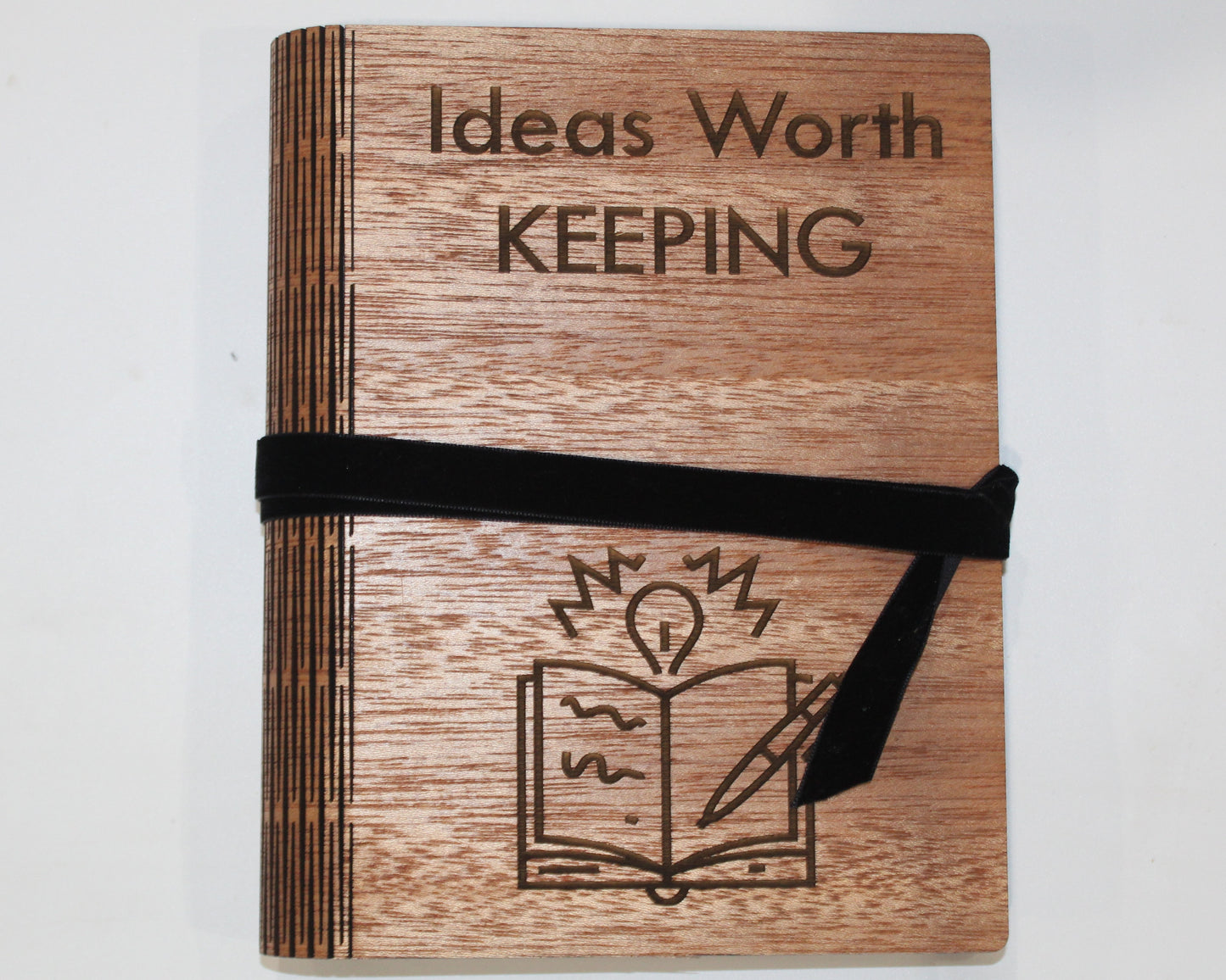 Wooden Living Hinge Note Book (A5) Assorted Designs Set  1