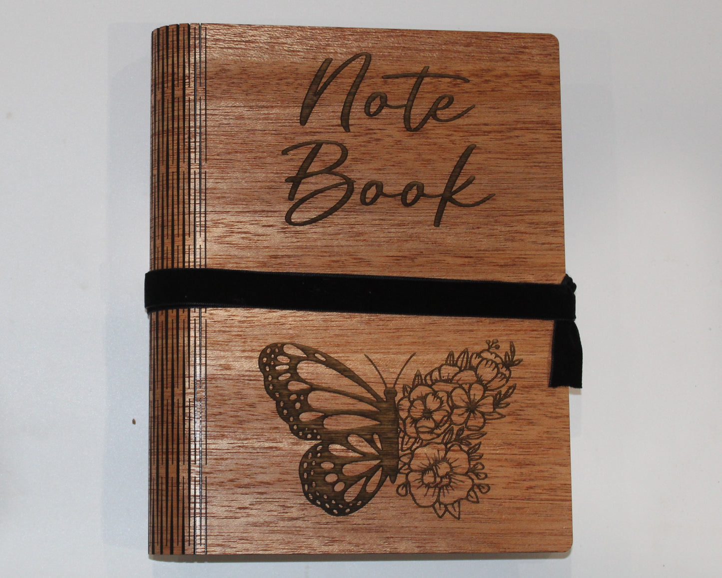 Wooden Living Hinge Note Book (A5) Assorted Designs Set  1